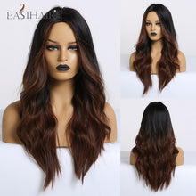 Load image into Gallery viewer, Long Body Wave Wigs Ombre Black Brown
