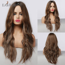 Load image into Gallery viewer, Long Body Wave Wigs Ombre Black Brown
