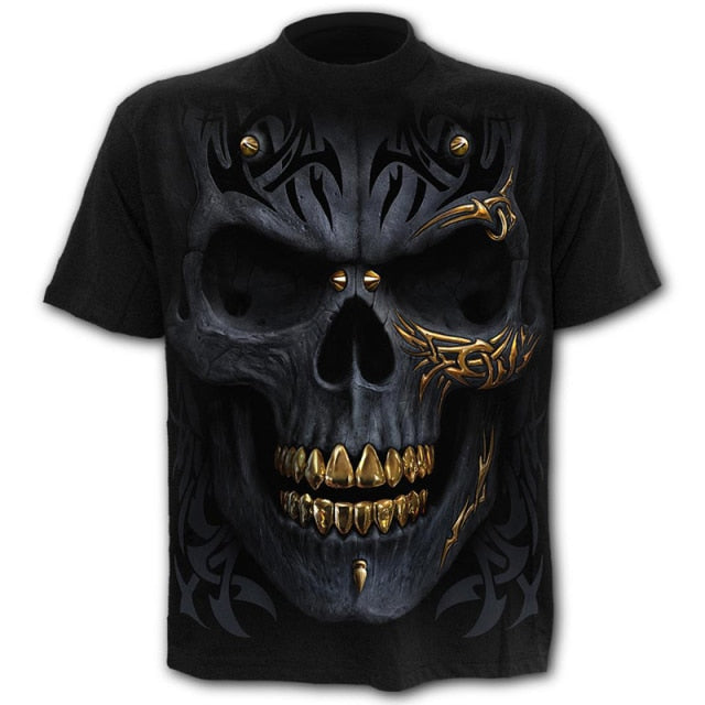 p 3D Shirts Horror O-Neck T-shirt