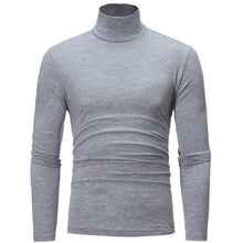 Load image into Gallery viewer, men Solid colour slim elastic thin pullover
