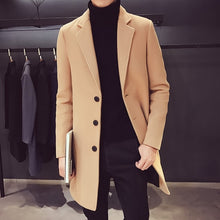 Load image into Gallery viewer, Blends Mens Casual Business Trench Coat
