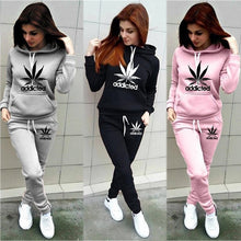 Load image into Gallery viewer, Autumn Winter 2 Piece Set jogging Women Hoodies Pants
