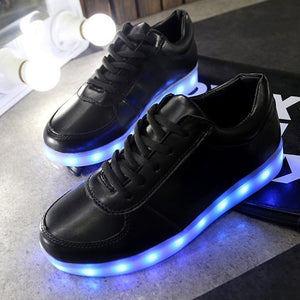 Size 27-42 USB Charger Glowing Sneakers Children Led