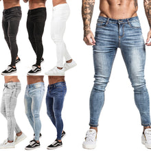 Load image into Gallery viewer, Jeans Men Elastic Waist Skinny
