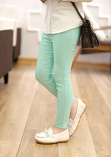 Load image into Gallery viewer, Girl Stretchy Pants Candy Color Slim Leggings
