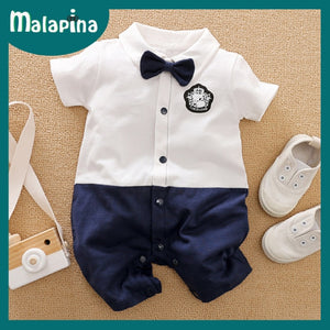 Baby Boy Romper Kids Summer Spring 0-24M Age Infant Gentleman