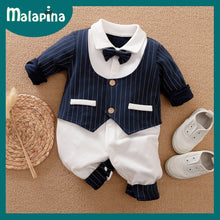 Load image into Gallery viewer, Baby Boy Romper Kids Summer Spring 0-24M Age Infant Gentleman
