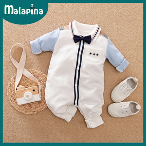 Baby Boy Romper Kids Summer Spring 0-24M Age Infant Gentleman