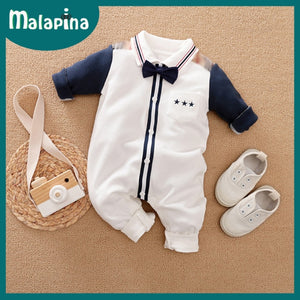 Baby Boy Romper Kids Summer Spring 0-24M Age Infant Gentleman