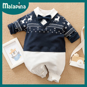 Baby Boy Romper Kids Summer Spring 0-24M Age Infant Gentleman