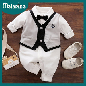 Baby Boy Romper Kids Summer Spring 0-24M Age Infant Gentleman