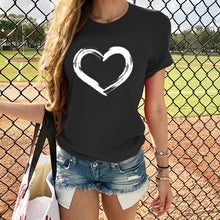 Load image into Gallery viewer, Hearts Women T-shirts
