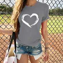 Load image into Gallery viewer, Hearts Women T-shirts
