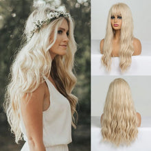 Load image into Gallery viewer, Blonde Unicorn Ombre Blonde Brown Long Wig
