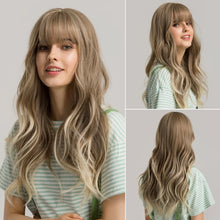 Load image into Gallery viewer, Blonde Unicorn Ombre Blonde Brown Long Wig
