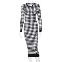 Load image into Gallery viewer, Women Long Sleeve Midi Dress
