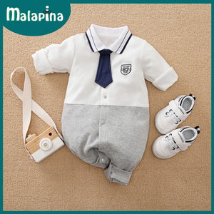 Baby Boy Romper Kids Summer Spring 0-24M Age Infant Gentleman