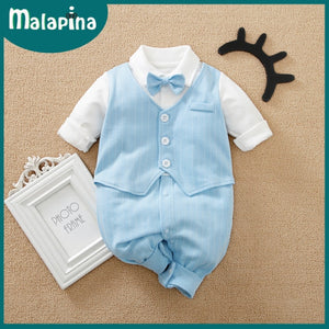 Baby Boy Romper Kids Summer Spring 0-24M Age Infant Gentleman