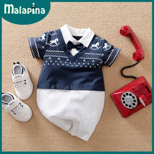 Baby Boy Romper Kids Summer Spring 0-24M Age Infant Gentleman