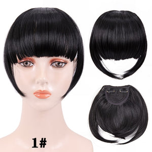 hort Synthetic Bangs Heat Resistant Hairpieces