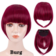 Load image into Gallery viewer, hort Synthetic Bangs Heat Resistant Hairpieces
