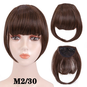 hort Synthetic Bangs Heat Resistant Hairpieces