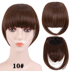 hort Synthetic Bangs Heat Resistant Hairpieces