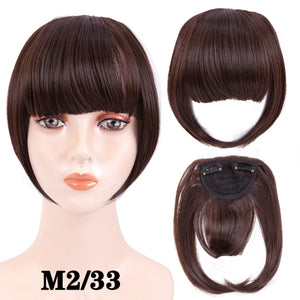 hort Synthetic Bangs Heat Resistant Hairpieces