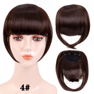 hort Synthetic Bangs Heat Resistant Hairpieces