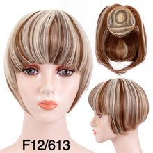 Load image into Gallery viewer, hort Synthetic Bangs Heat Resistant Hairpieces
