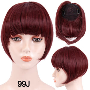 hort Synthetic Bangs Heat Resistant Hairpieces