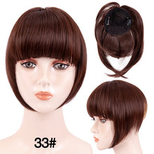 Load image into Gallery viewer, hort Synthetic Bangs Heat Resistant Hairpieces
