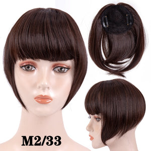 hort Synthetic Bangs Heat Resistant Hairpieces