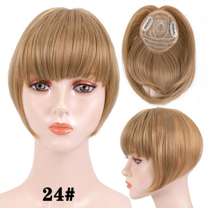 hort Synthetic Bangs Heat Resistant Hairpieces