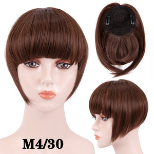 hort Synthetic Bangs Heat Resistant Hairpieces