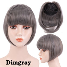 Load image into Gallery viewer, hort Synthetic Bangs Heat Resistant Hairpieces
