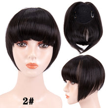 Load image into Gallery viewer, hort Synthetic Bangs Heat Resistant Hairpieces
