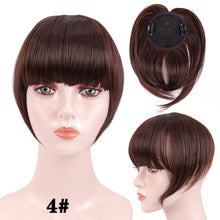 Load image into Gallery viewer, hort Synthetic Bangs Heat Resistant Hairpieces
