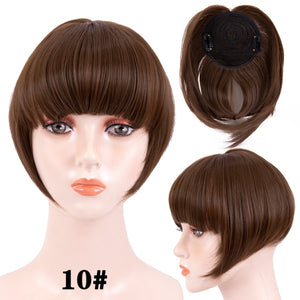 hort Synthetic Bangs Heat Resistant Hairpieces