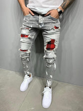 Load image into Gallery viewer, Pants Ripped Jeans Slim
