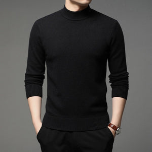 New Men Sweater Fashion Solid Color