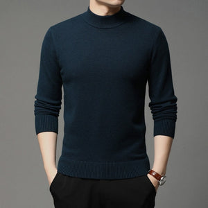 New Men Sweater Fashion Solid Color