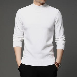 New Men Sweater Fashion Solid Color