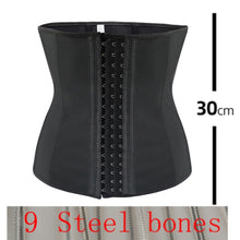 Load image into Gallery viewer, Latex Waist Trainer 25 Steel Bone Women
