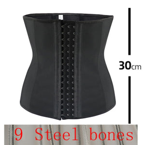 Latex Waist Trainer 25 Steel Bone Women