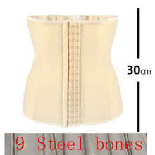 Load image into Gallery viewer, Latex Waist Trainer 25 Steel Bone Women
