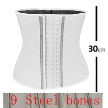 Load image into Gallery viewer, Latex Waist Trainer 25 Steel Bone Women
