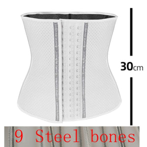 Latex Waist Trainer 25 Steel Bone Women