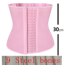 Load image into Gallery viewer, Latex Waist Trainer 25 Steel Bone Women
