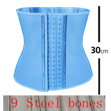 Load image into Gallery viewer, Latex Waist Trainer 25 Steel Bone Women
